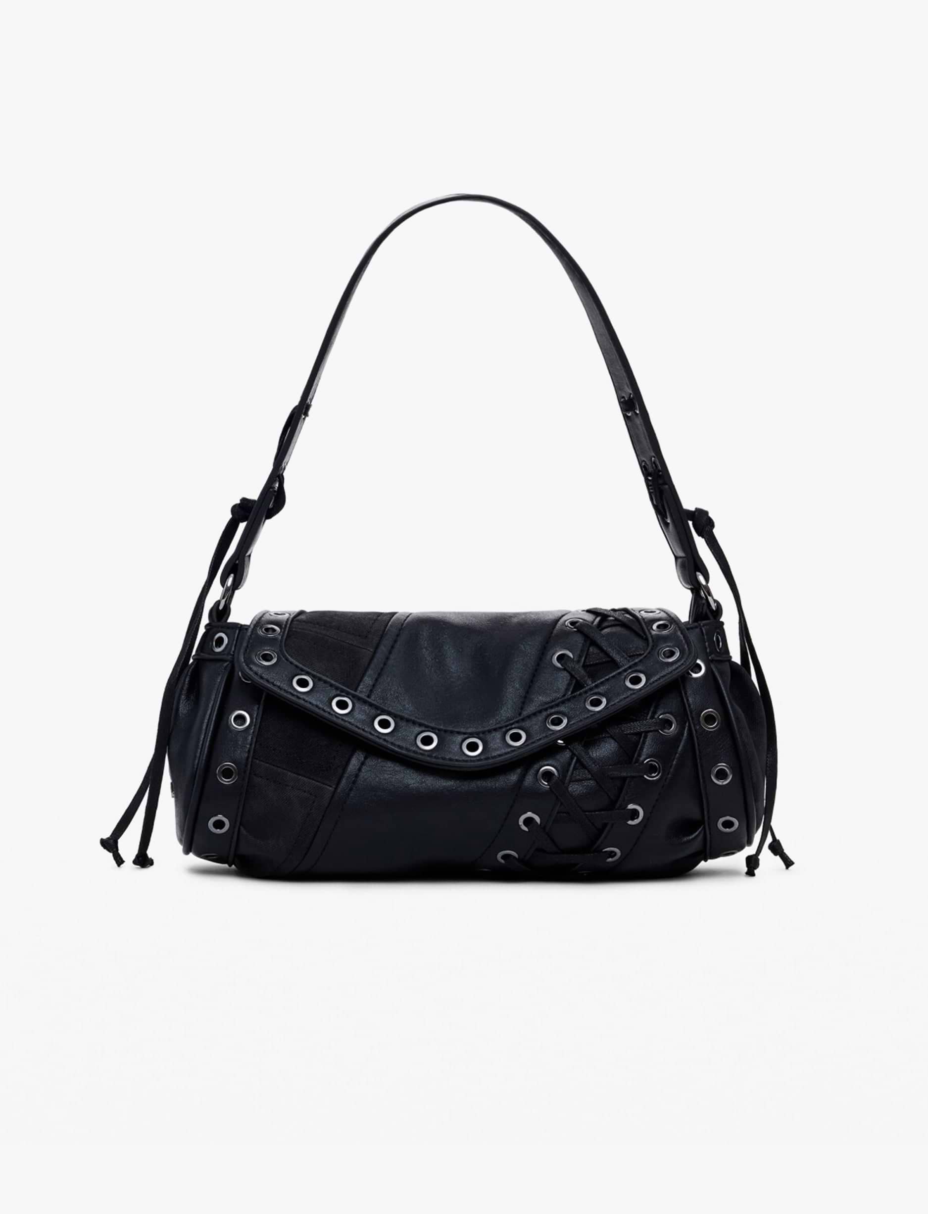 Desigual Bag Tango Patch Zarauz 25WAXP36 - תיק צד דיזיגוואל שחור לנשים