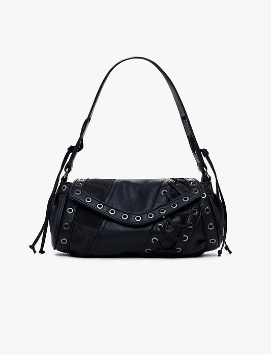 Desigual Bag Tango Patch Zarauz 25WAXP36 - תיק צד דיזיגוואל שחור לנשים