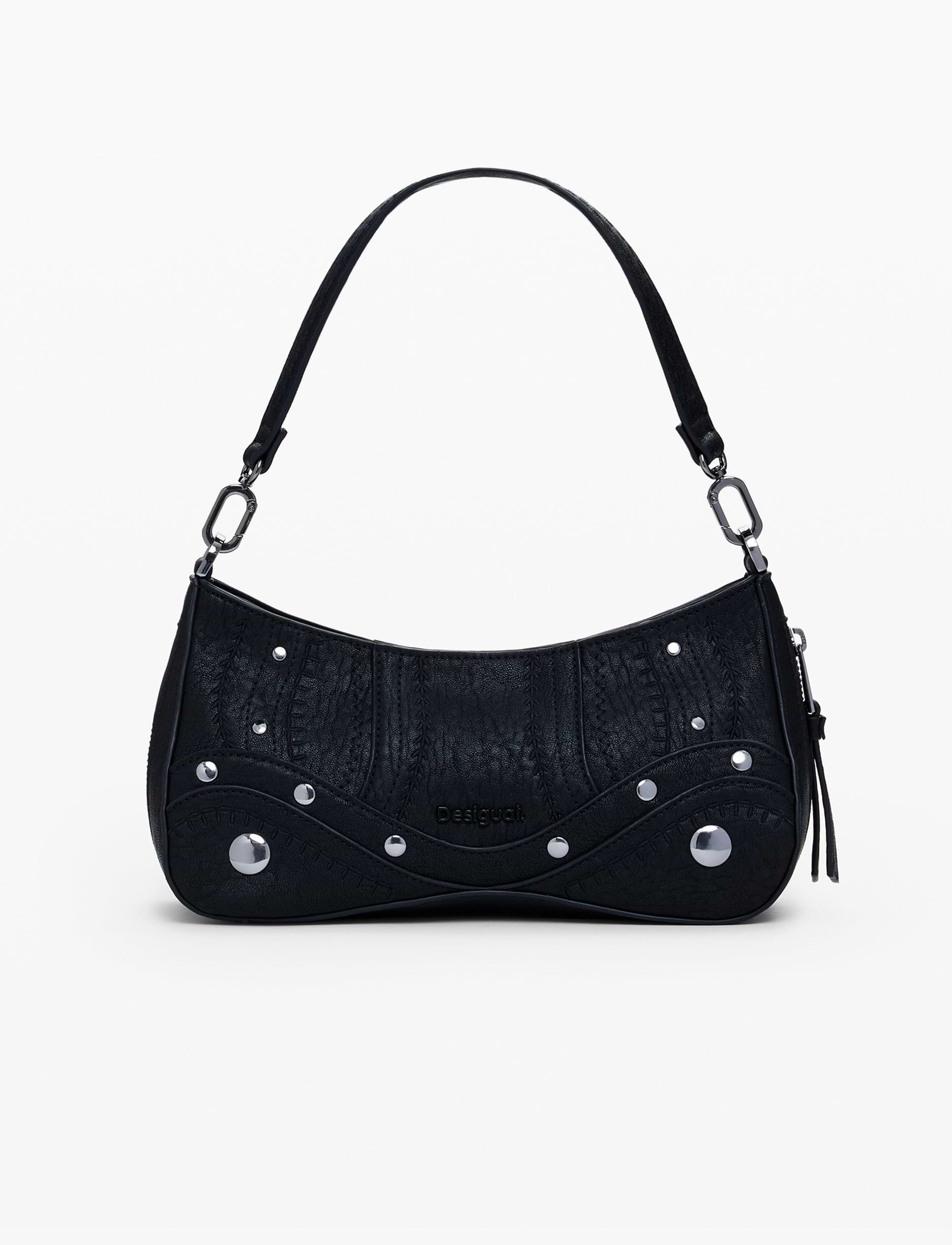 Desigual Bag Embro Patch Alsacia 25WAXPA9 - תיק צד דיזיגוואל שחור לנשים