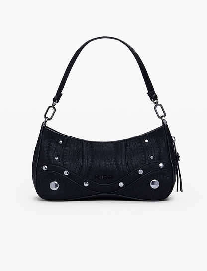 Desigual Bag Embro Patch Alsacia 25WAXPA9 - תיק צד דיזיגוואל שחור לנשים