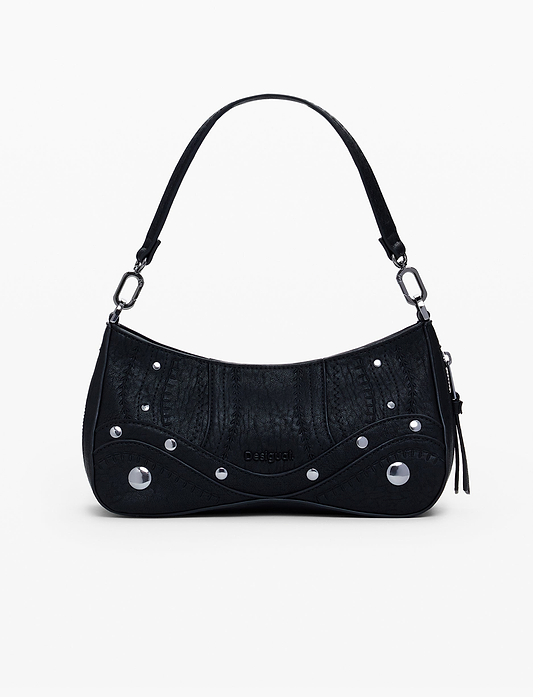 Desigual Bag Embro Patch Alsacia 25WAXPA9 - תיק צד דיזיגוואל שחור לנשים