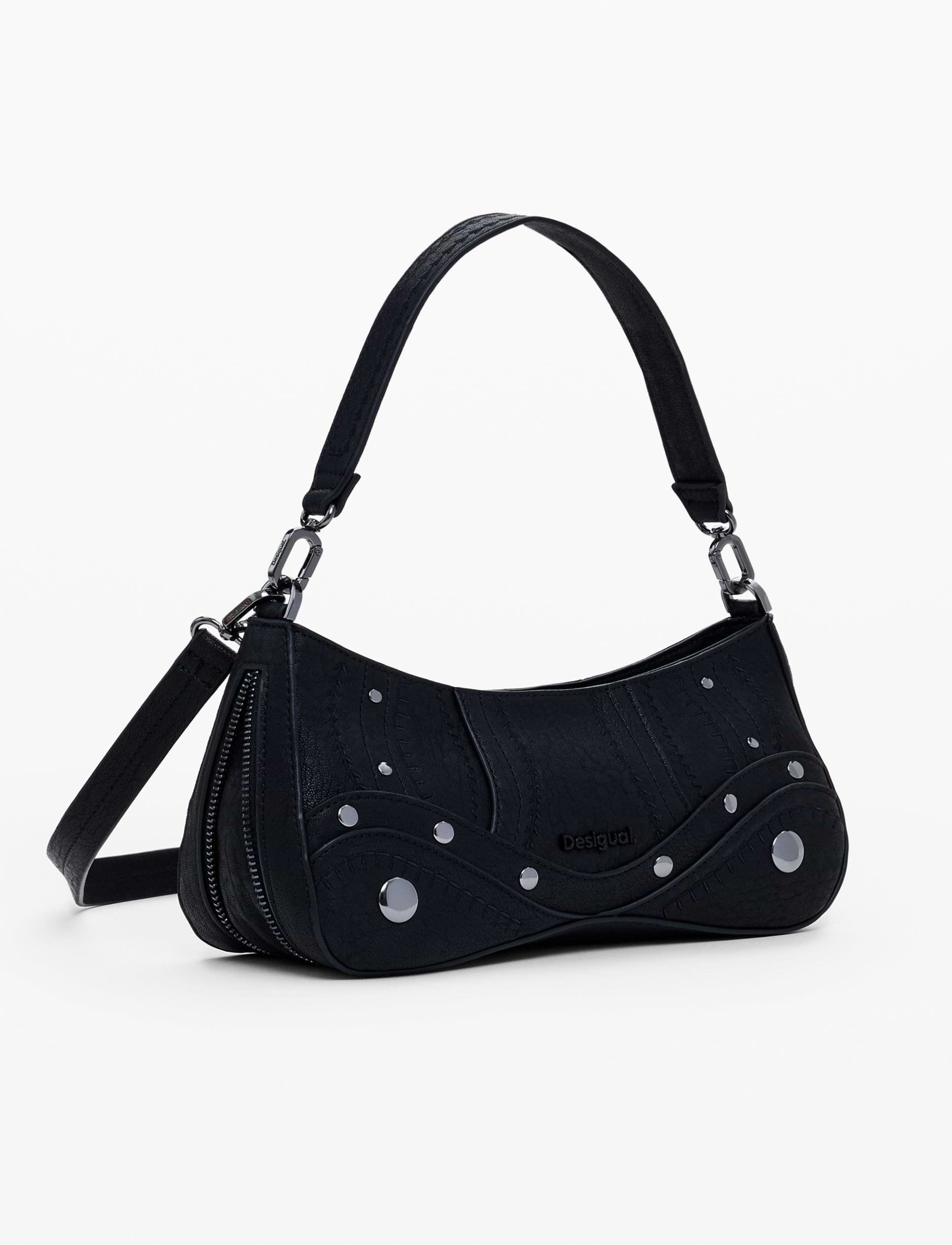 Desigual Bag Embro Patch Alsacia 25WAXPA9 - תיק צד דיזיגוואל שחור לנשים