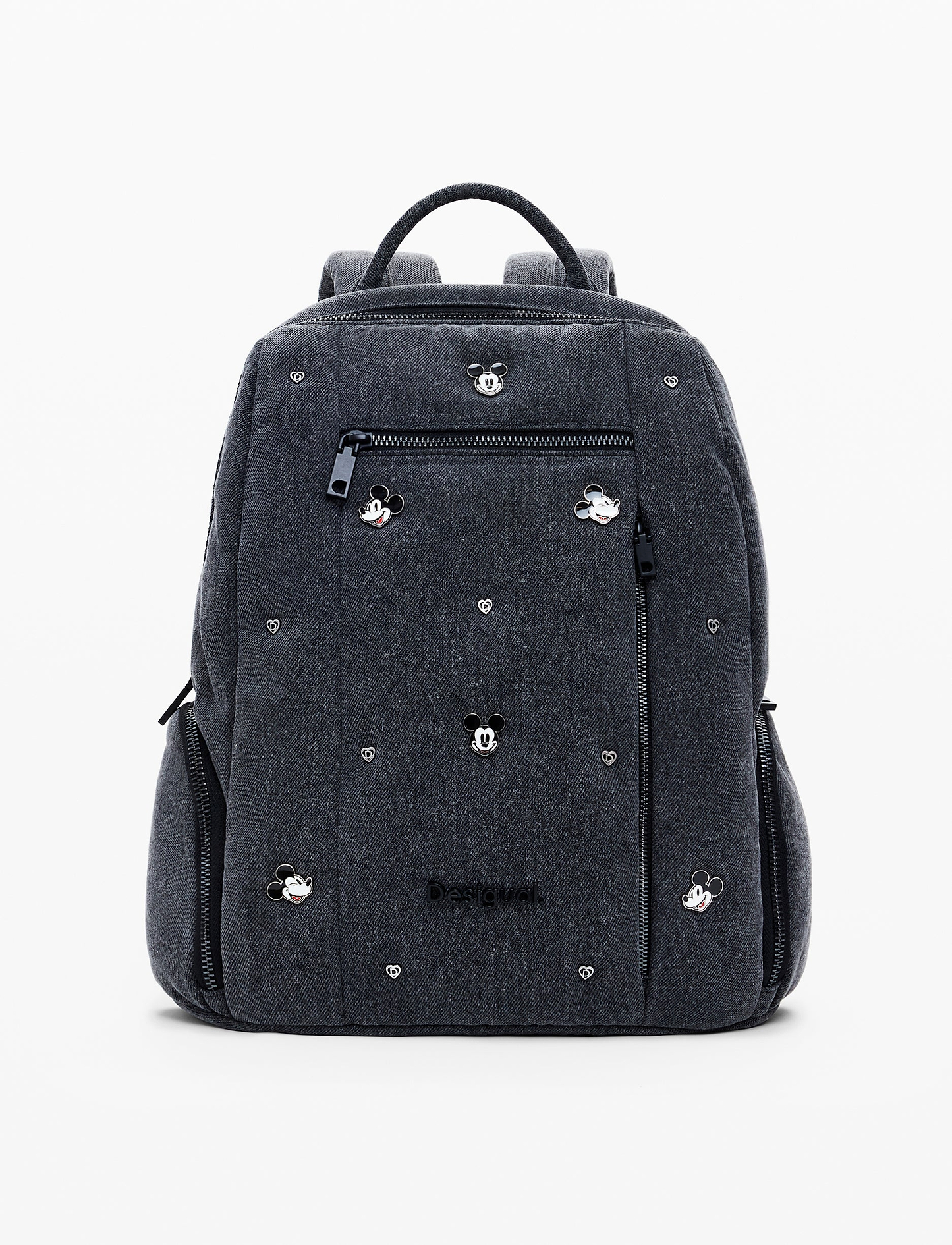 Desigual Back Mickey Studs Chester Modify 25WAKD04 - תיק גב דיזיגוואל שחור לנשים
