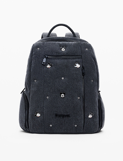 Desigual Back Mickey Studs Chester Modify 25WAKD04 - תיק גב דיזיגוואל שחור לנשים