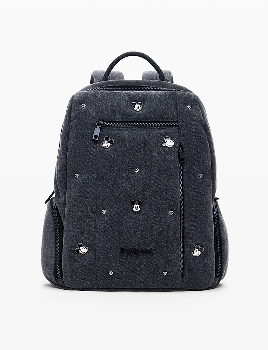 Desigual Back Mickey Studs Chester Modify 25WAKD04 - תיק גב דיזיגוואל שחור לנשים