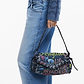 Desigual Bag Pizzicato Zarauz 25WAXD22 - תיק צד שחור גרפיטי דיזיגוואל לנשים