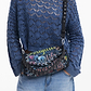 Desigual Bag Pizzicato Zarauz 25WAXD22 - תיק צד שחור גרפיטי דיזיגוואל לנשים