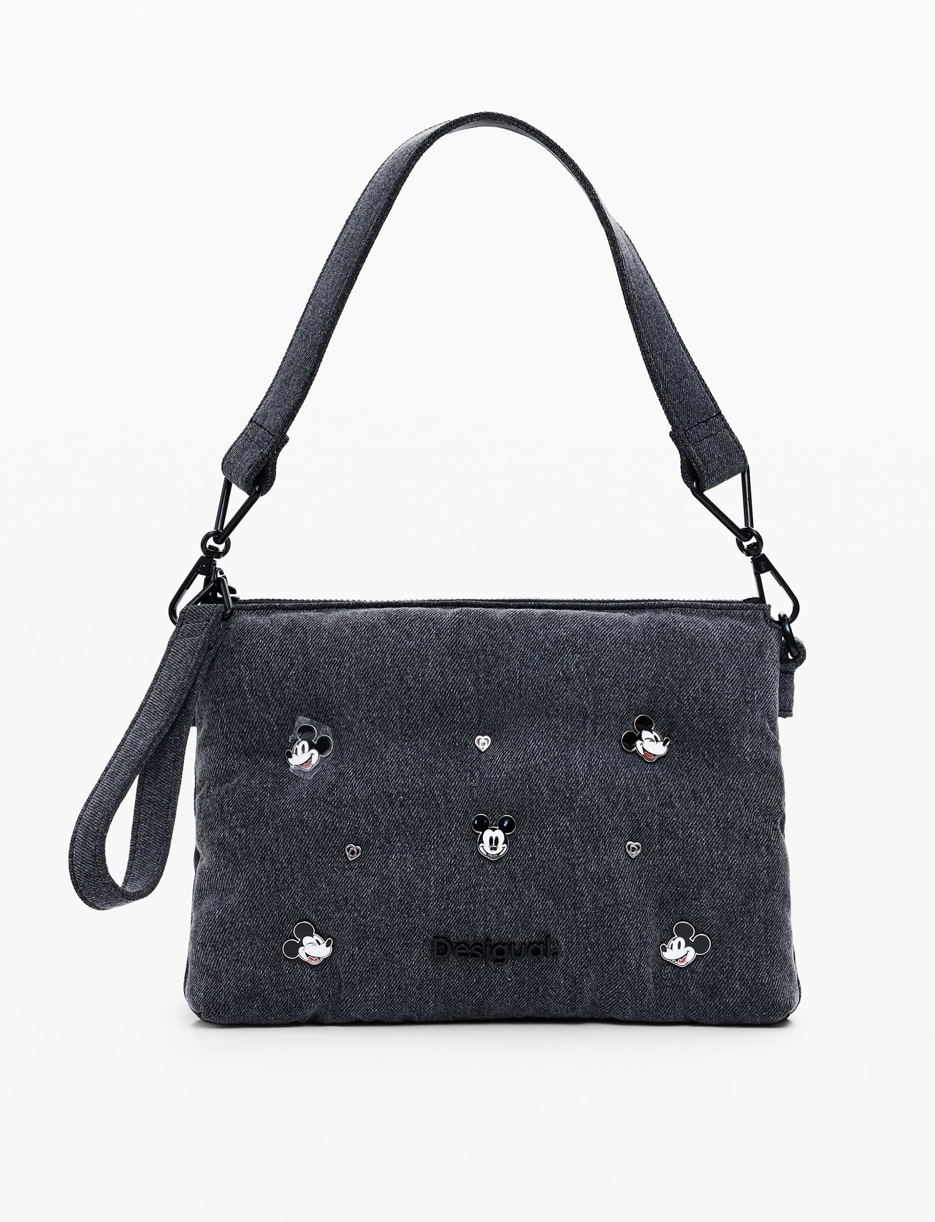 Desigual Bag Mickey Studs Dortmund 2.0 25WAXD08 - תיק צד דיזיגוואל שחור לנשים