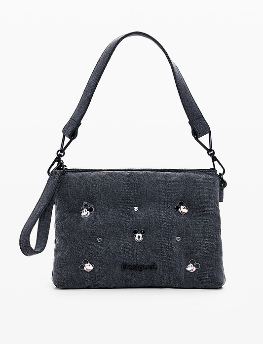 Desigual Bag Mickey Studs Dortmund 2.0 25WAXD08 - תיק צד דיזיגוואל שחור לנשים