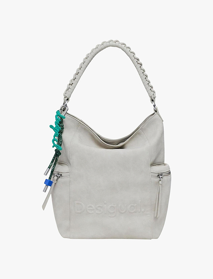 Desigual Back Half Logo Arica Piedra 25WAKP30 - תיק גב דיזיגוואל לנשים