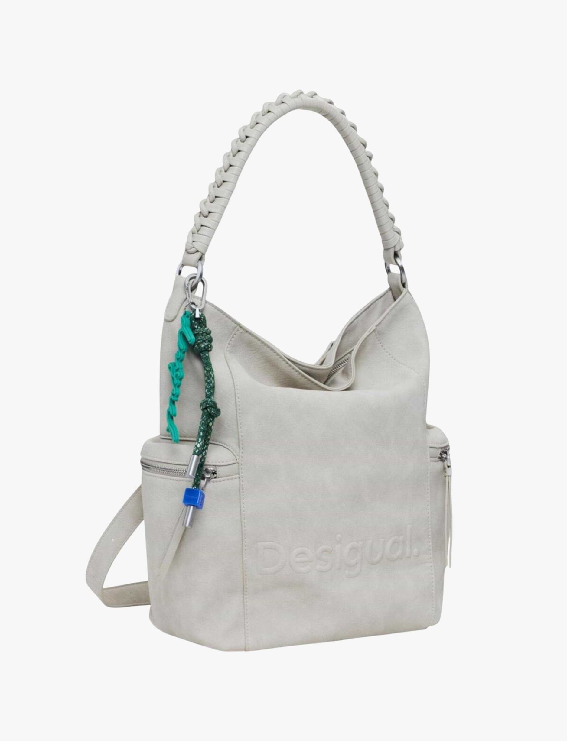 Desigual Back Half Logo Arica Piedra 25WAKP30 - תיק גב דיזיגוואל לנשים