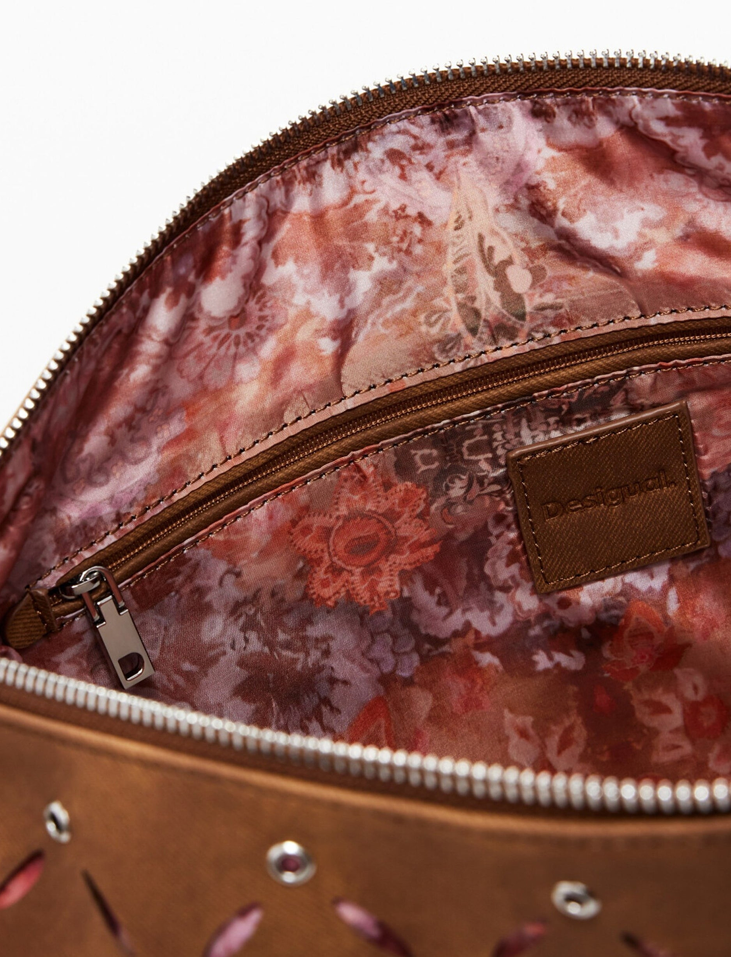 Desigual Bag Yankee Leiria Mini 25WAXPB5 - תיק צד חום דיזיגוואל לנשים