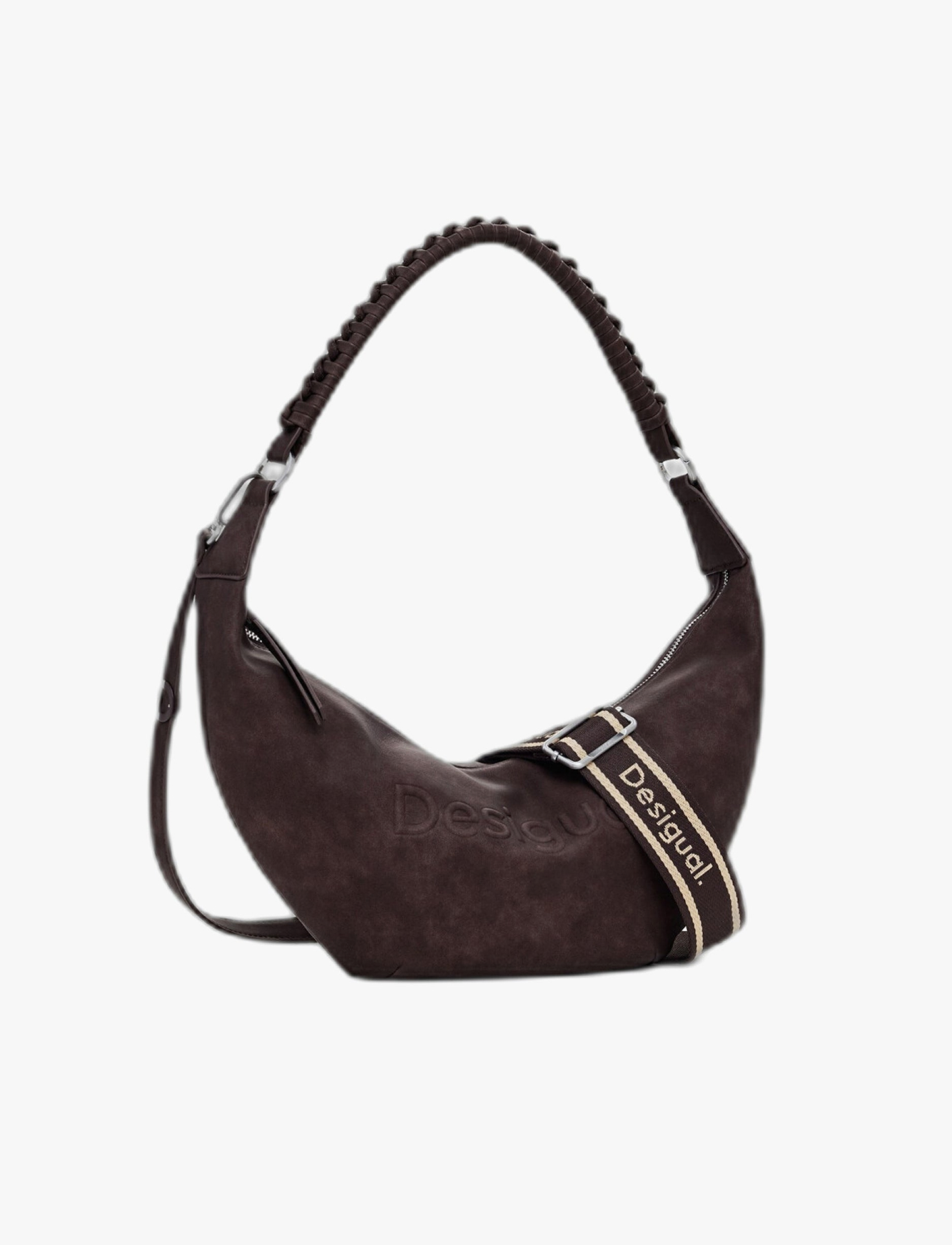 Desigual Bag Half Logo Zante 25WAXPAX - תיק צד דיזיגוואל חום לנשים