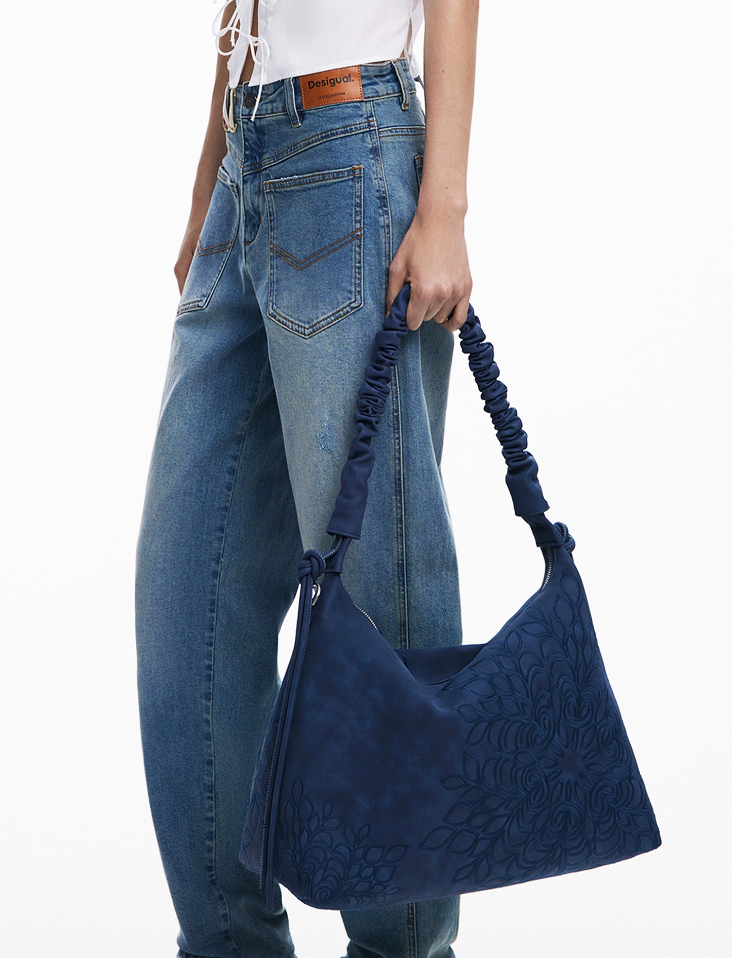 Desigual Bag Sierra Buxton 25WAXPBB - תיק צד כחול דיזיגוואל לנשים