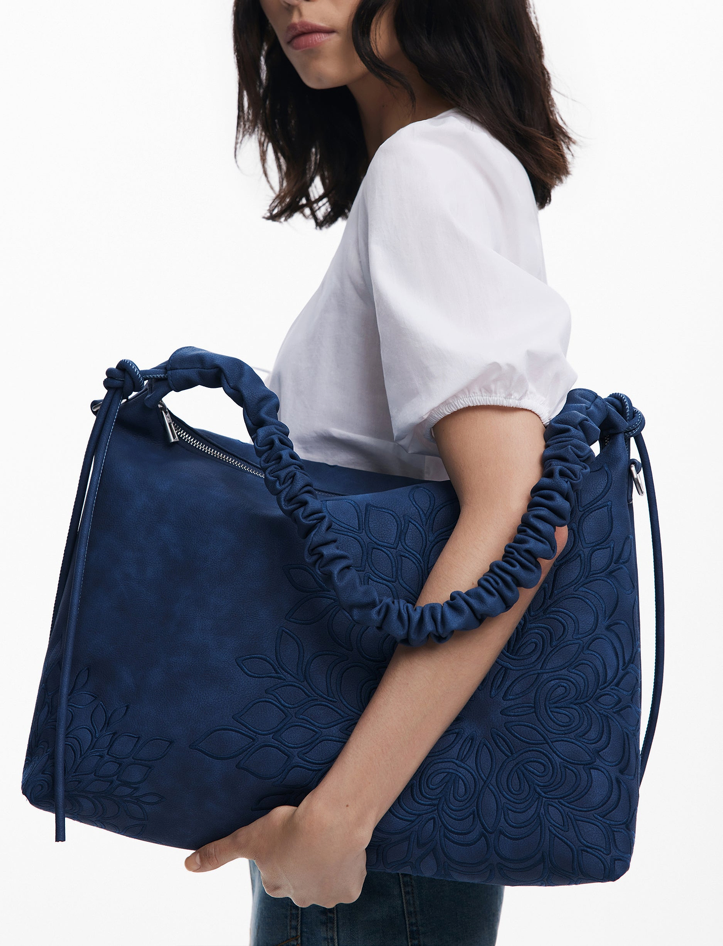 Desigual Bag Sierra Buxton 25WAXPBB - תיק צד כחול דיזיגוואל לנשים