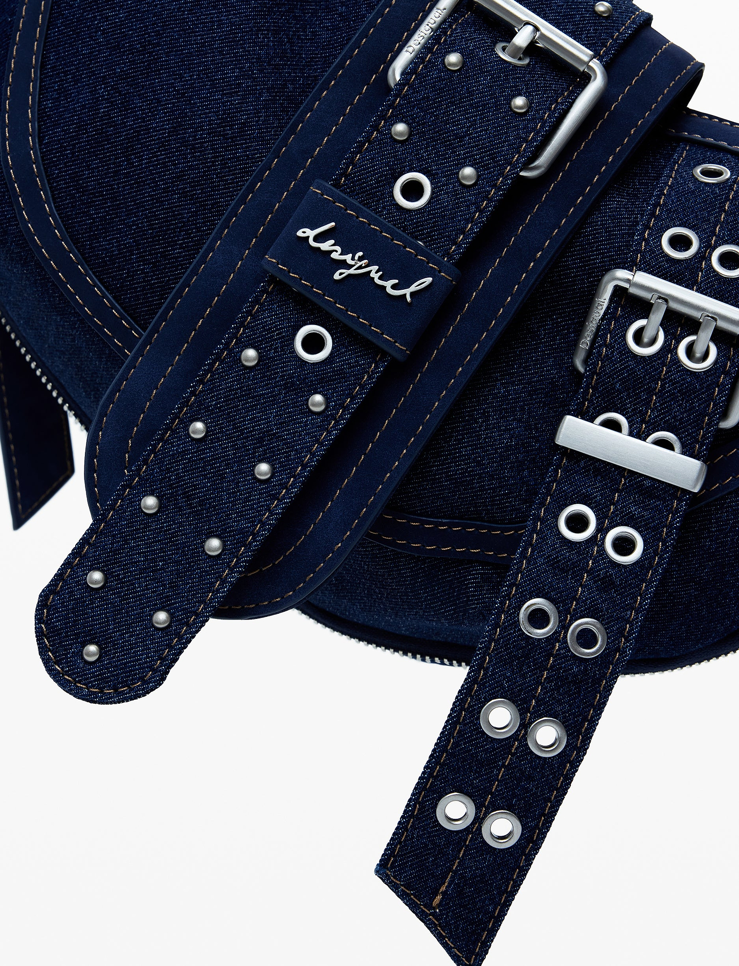 Desigual Bag Bindella Calgary 25WAXD24 - תיק צד כחול דיזיגוואל לנשים