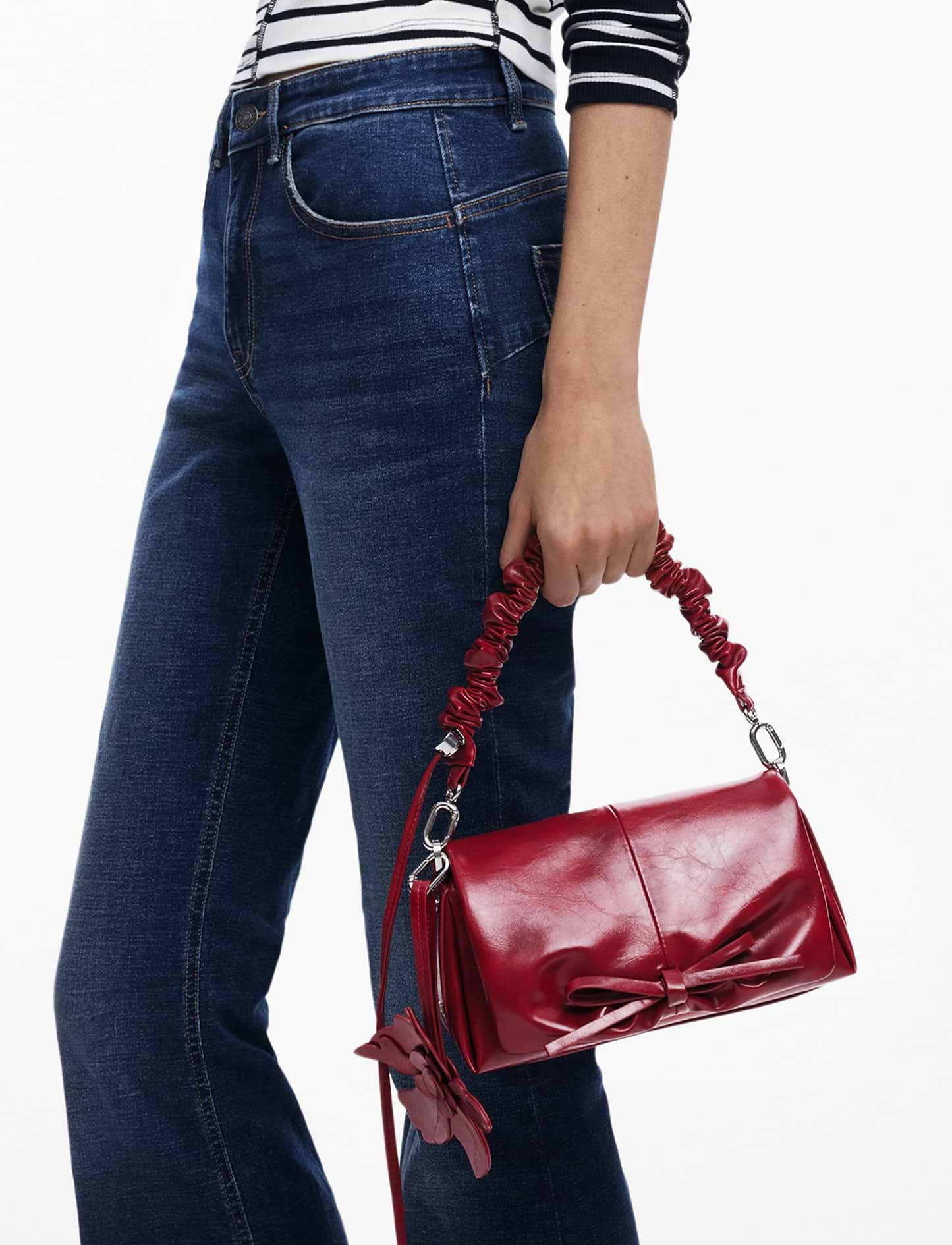 Desigual Bag Reprise Valentine Naron Mini 25WAXPC8 - תיק צד אדום דיזיגוואל לנשים