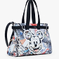 Desigual Bag Mickey Collage Hobart 25WAXA40 - תיק צד שחור גרפיטי דיזיגוואל לנשים