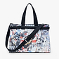 Desigual Bag Mickey Collage Hobart 25WAXA40 - תיק צד שחור גרפיטי דיזיגוואל לנשים