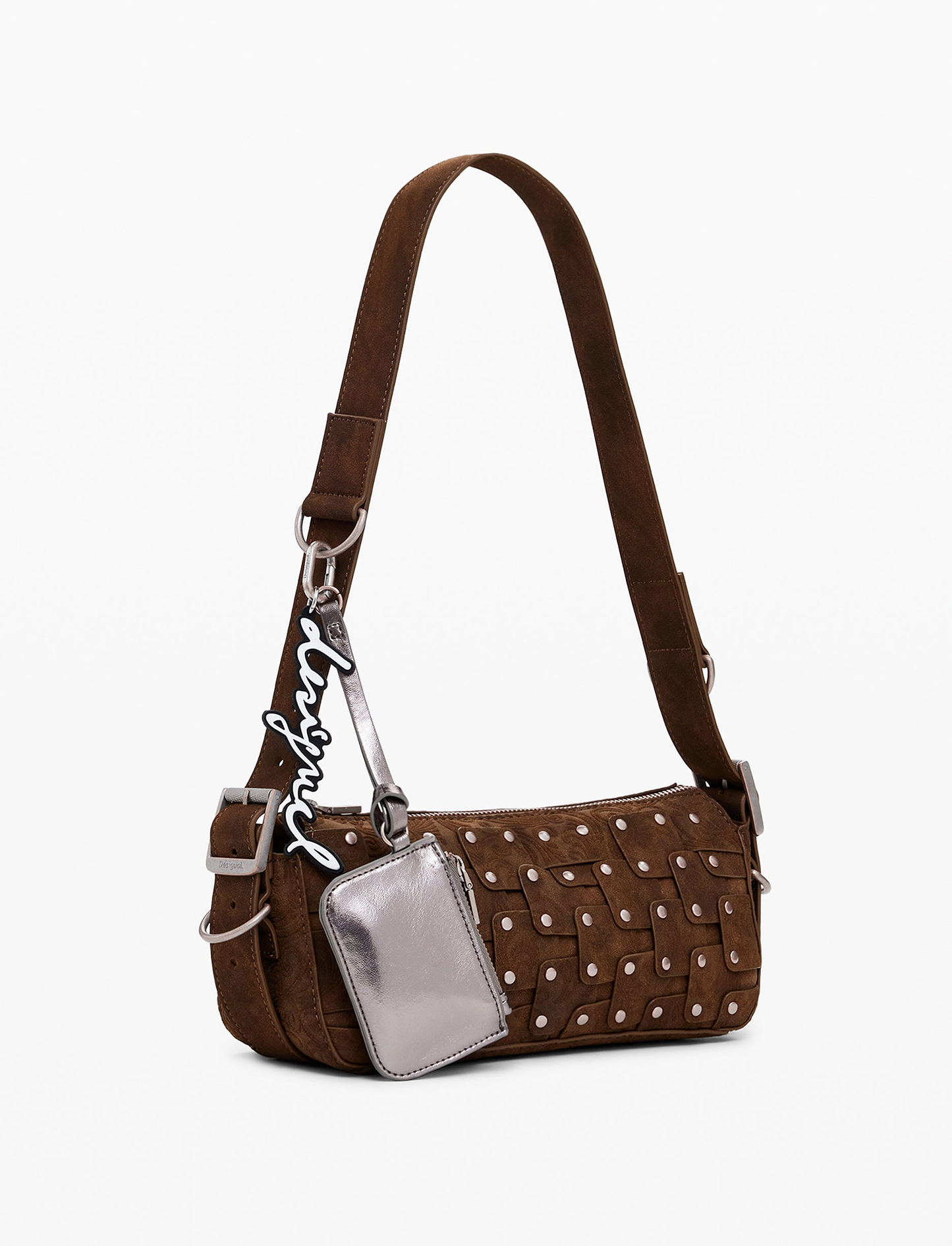 Desigual Bag New Patch 25WAXPBO - תיק צד דיזיגוואל חום לנשים