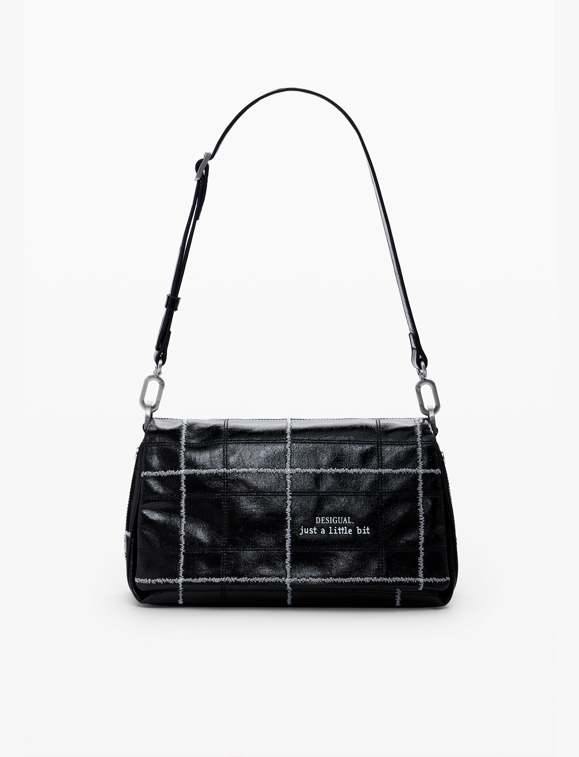 Desigual Bag Mai-Tai Naron Mini Flap 25WAXA50 - תיק צד דיזיגוואל שחור לנשים