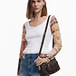 Desigual Bag Stencil Flower Medellin Mini 25WAXPB9 - תיק צד חום דיזיגוואל לנשים