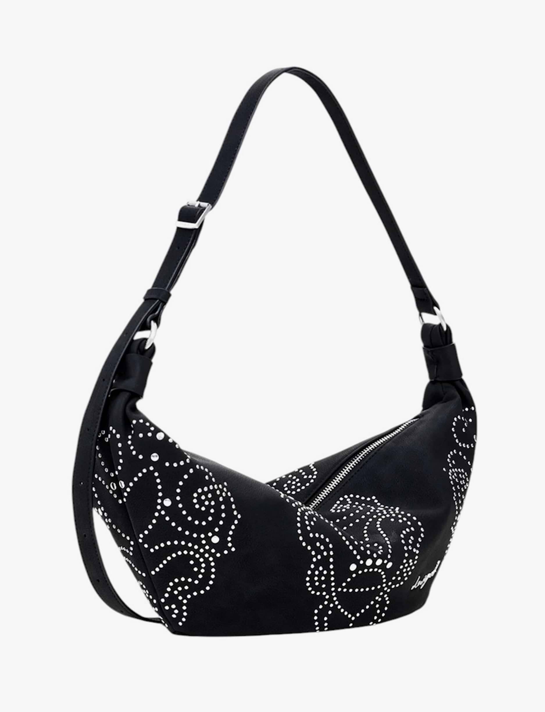 Desigual Bag Poker Face Munster 2.0 25WAXPBG - תיק צד דיזיגוואל שחור לנשים