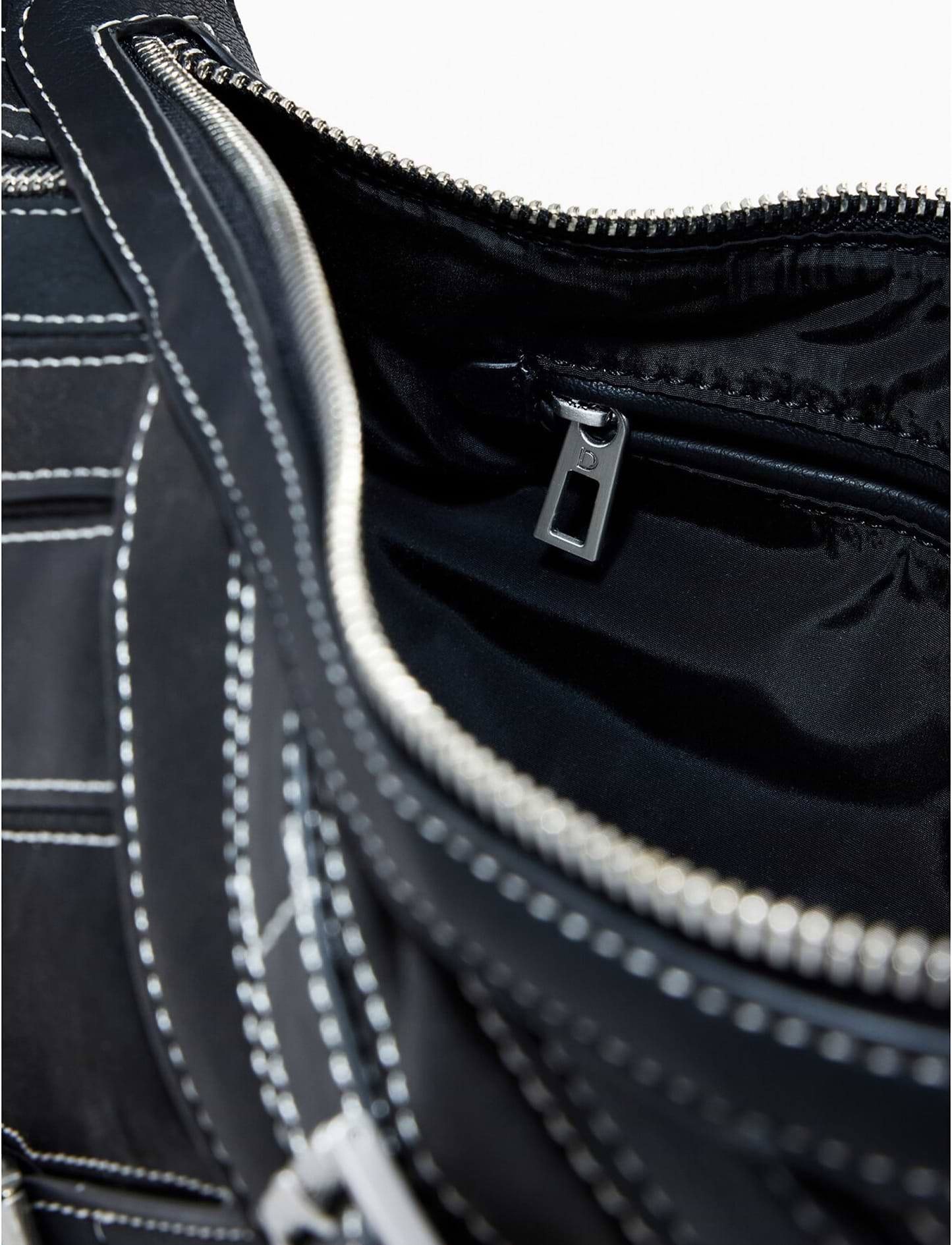 Desigual Bag Fibonacci Munster 2.0 25WAXP73 - תיק צד שחור דיזיגוואל לנשים