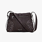 Desigual Bag Poker Face Posadas Mini 2.0 25WAXP34 - תיק צד חום דיזיגוואל לנשים