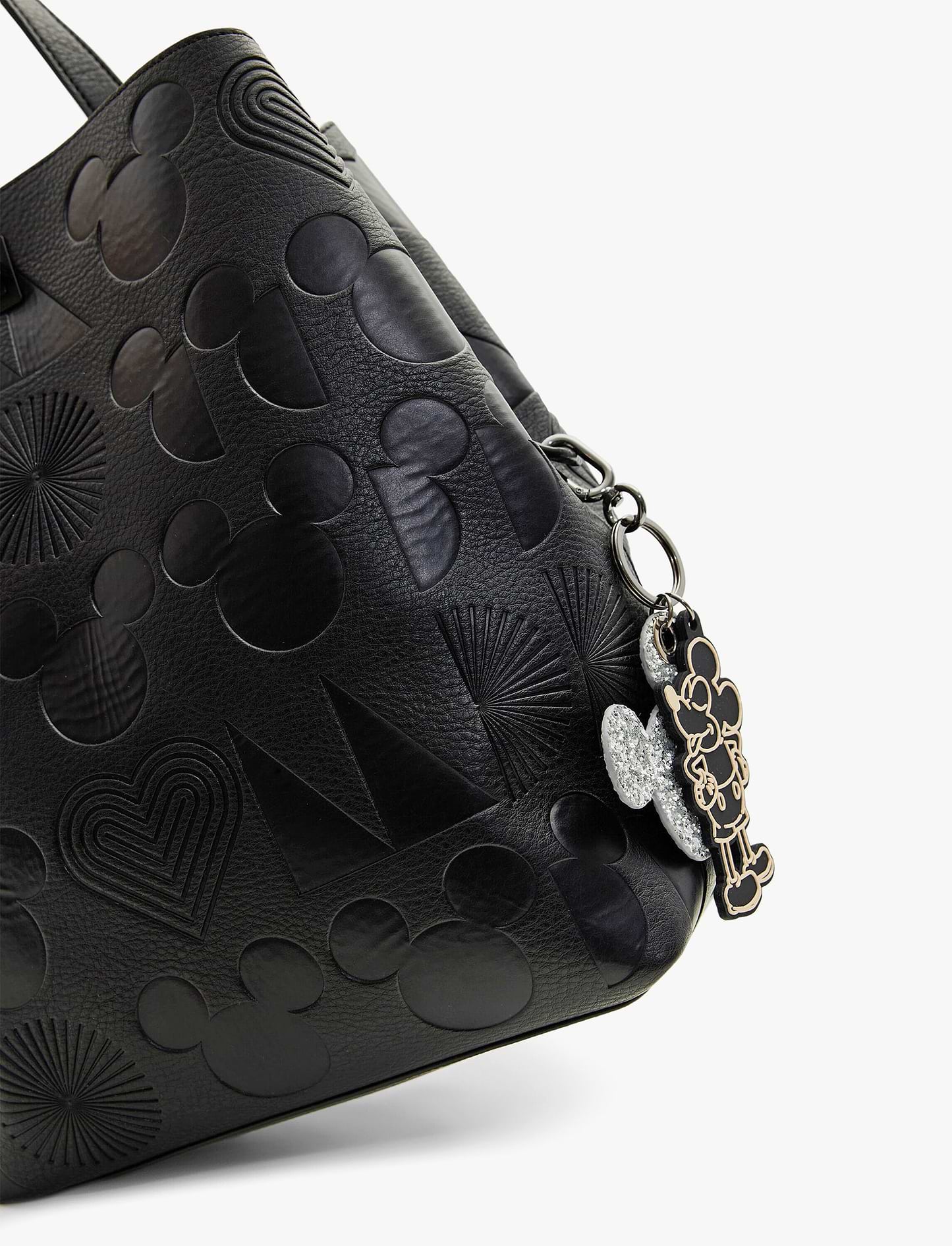 Desigual Back All Mickey Sumy - תיק כתף בינוני בצבע שחור