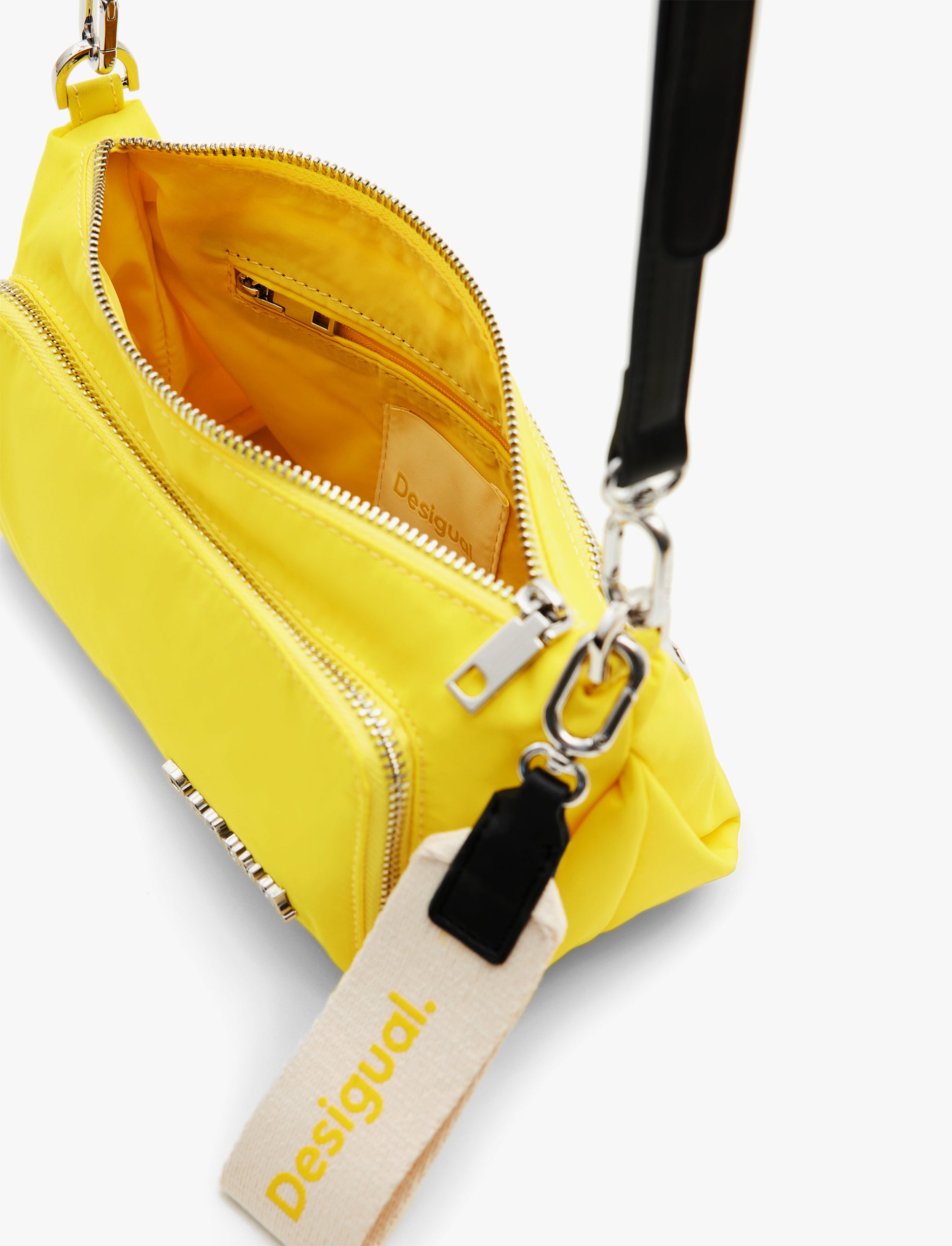 Desigual Bag Priori Urus - תיק קרוסבודי קטן בצבע צהוב