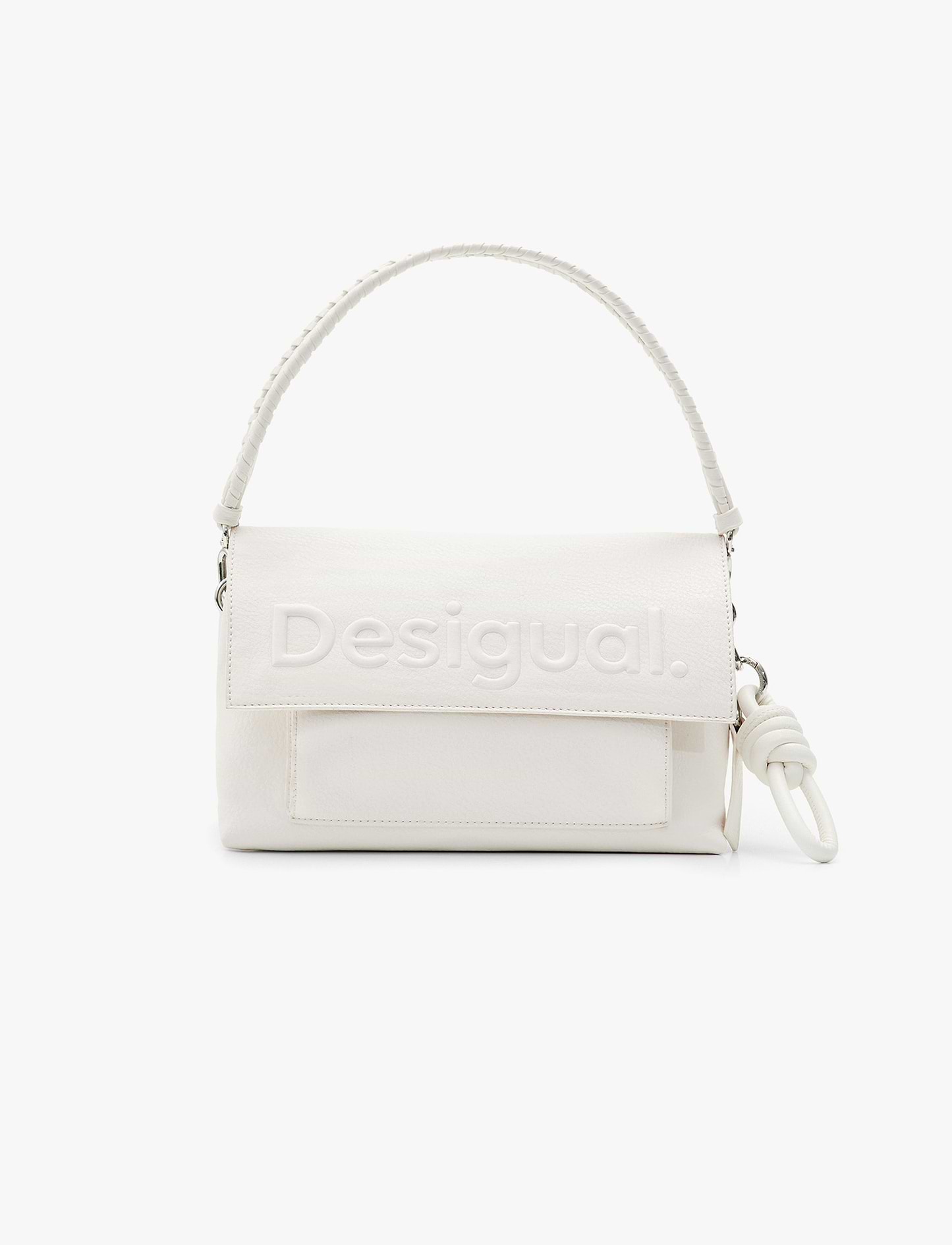 Desigual Bag Half Logo 24 Venecia 2.0 - תיק קרוסבודי בצבע לבן