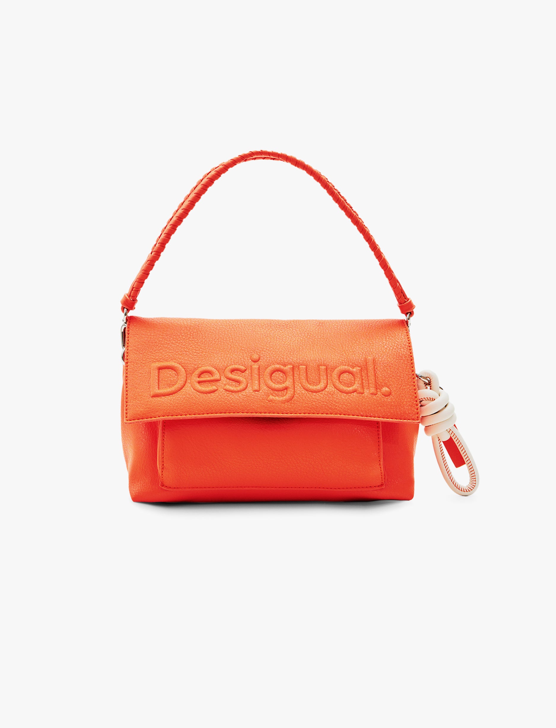 Desigual Bag Half Logo 24 Venecia 2.0 - תיק קרוסבודי בצבע מנדרינה