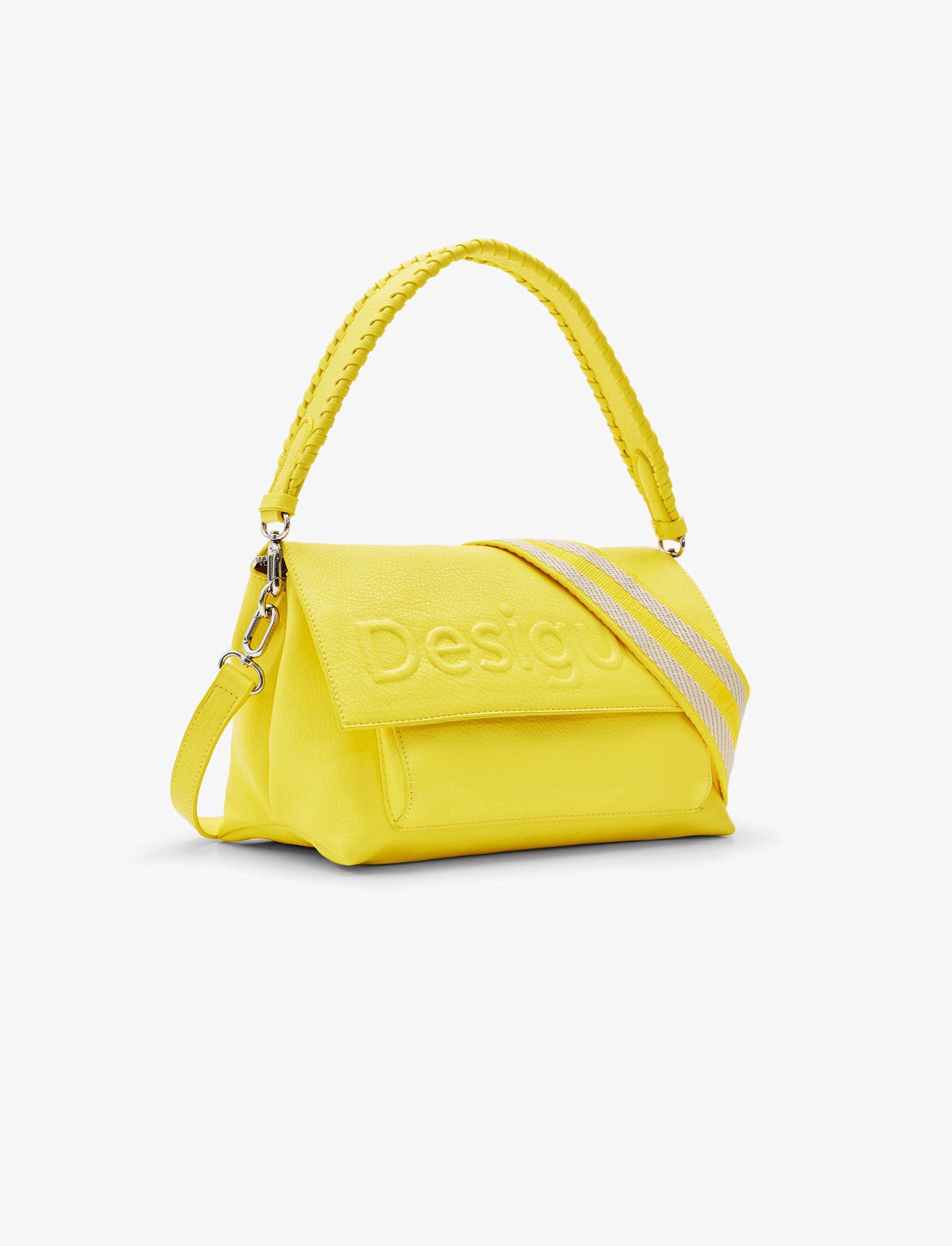 Desigual Bag Half Logo 24 Venecia 2.0 - תיק קרוסבודי בצבע צהוב