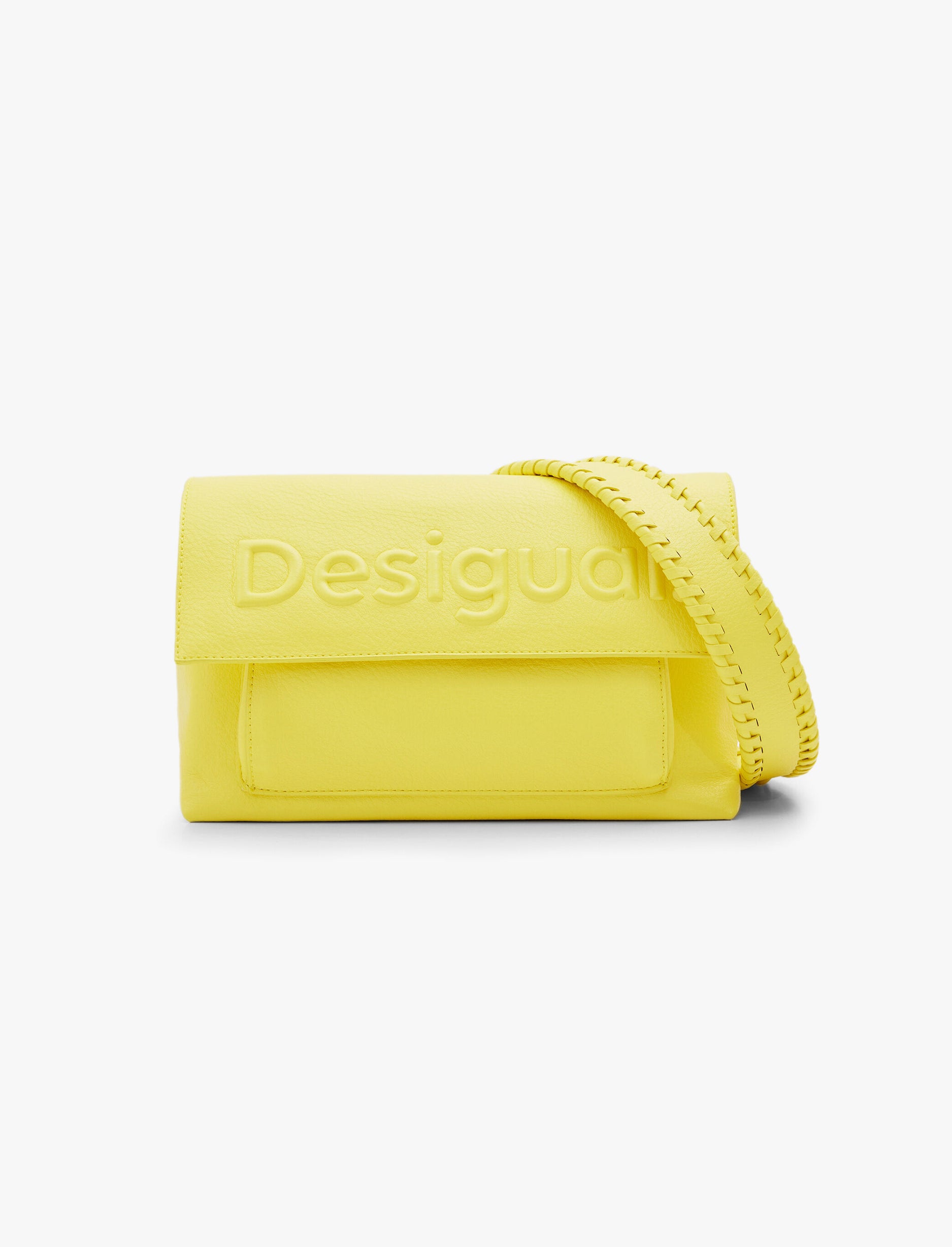 Desigual Bag Half Logo 24 Venecia 2.0 - תיק קרוסבודי בצבע צהוב