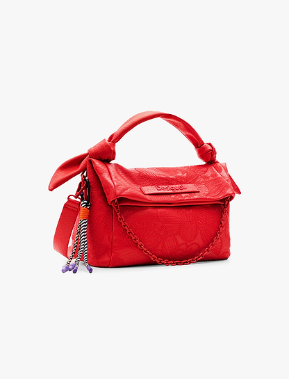 Desigual Bag Alpha Loverty 3.0 - תיק גב בצבע אדום עז