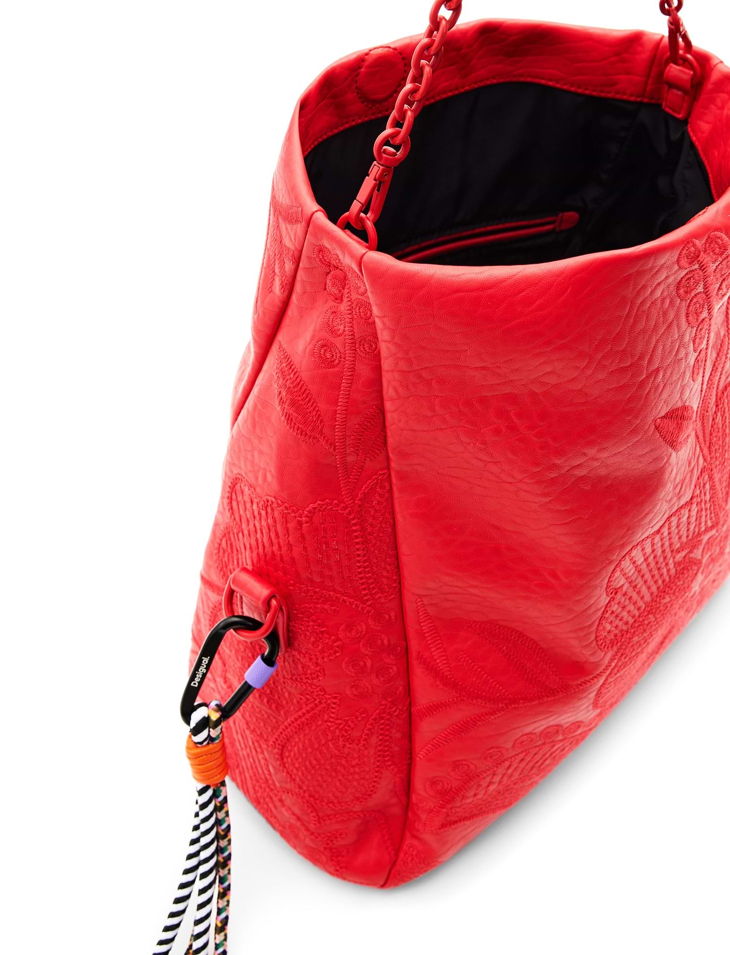 Desigual Bag Alpha Loverty 3.0 - תיק גב בצבע אדום עז