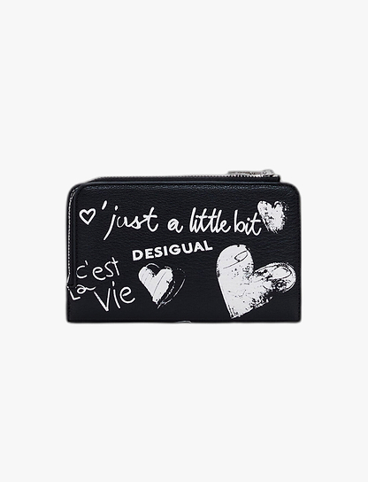 Desigual Mone Seshat Emma 2.0 25WAYP44 - ארנק דיזיגוואל שחור לנשים