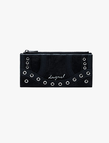 Desigual Mone Snake Patch Pia 25WAYP27 - ארנק דיזגוואל שחור לנשים