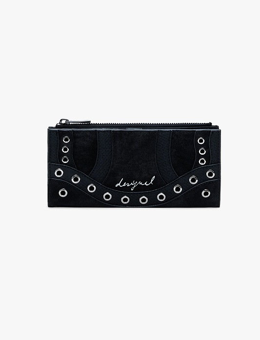 Desigual Mone Snake Patch Pia 25WAYP27 - ארנק דיזגוואל שחור לנשים