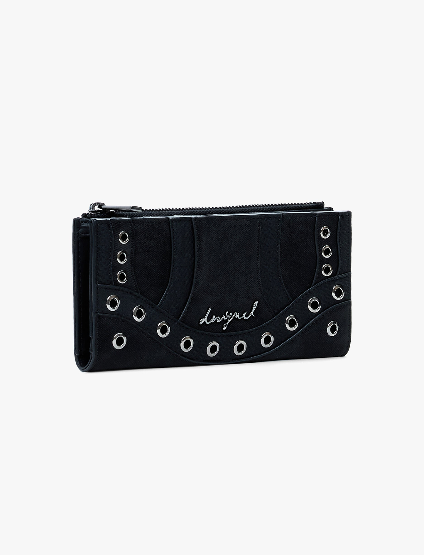 Desigual Mone Snake Patch Pia 25WAYP27 - ארנק דיזגוואל שחור לנשים