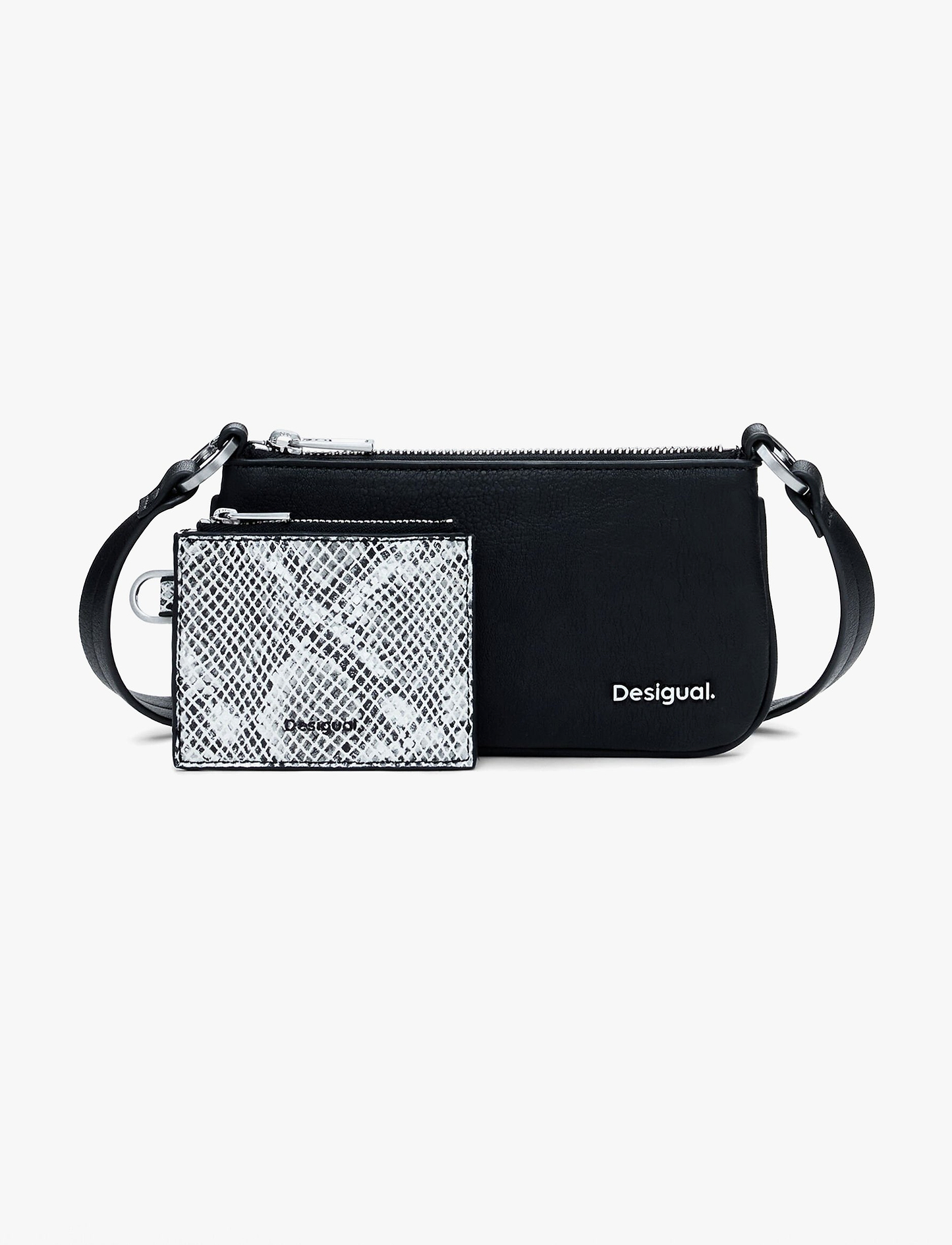 Desigual Mone Delta Leda 25WAYP22 - ארנק דיזגוואל שחור לנשים