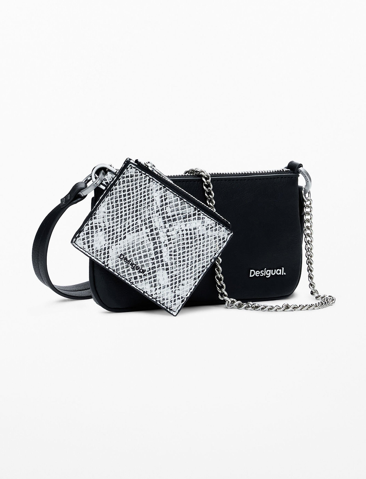 Desigual Mone Delta Leda 25WAYP22 - ארנק דיזגוואל שחור לנשים