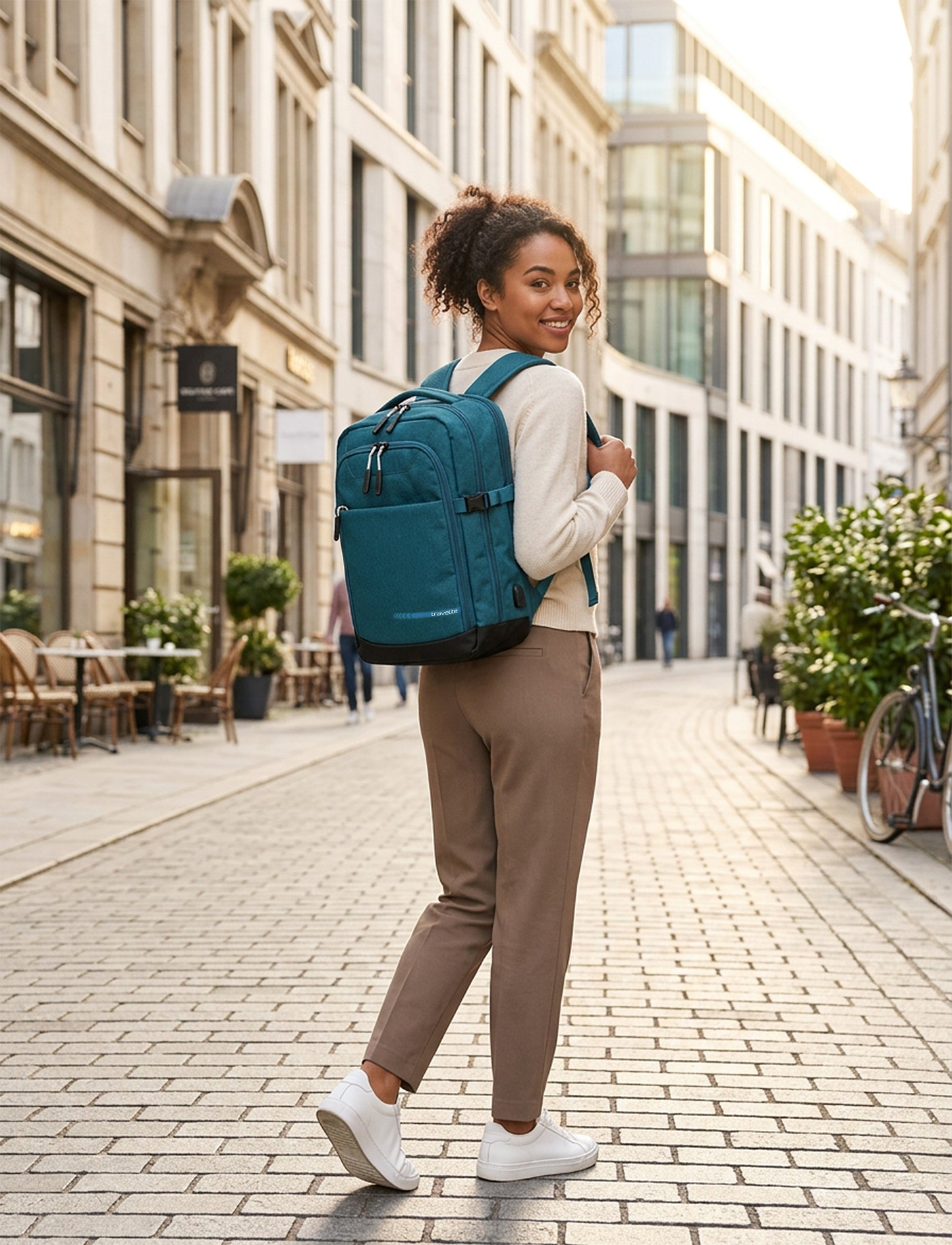 Travelite Kick Off Backpack L Cabin - תיק גב טרוולייט