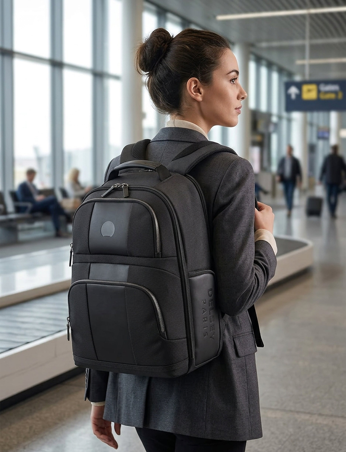 Delsey Wagram Back Bag 2CPT - תיק גב למחשב דלסי 15.6"
