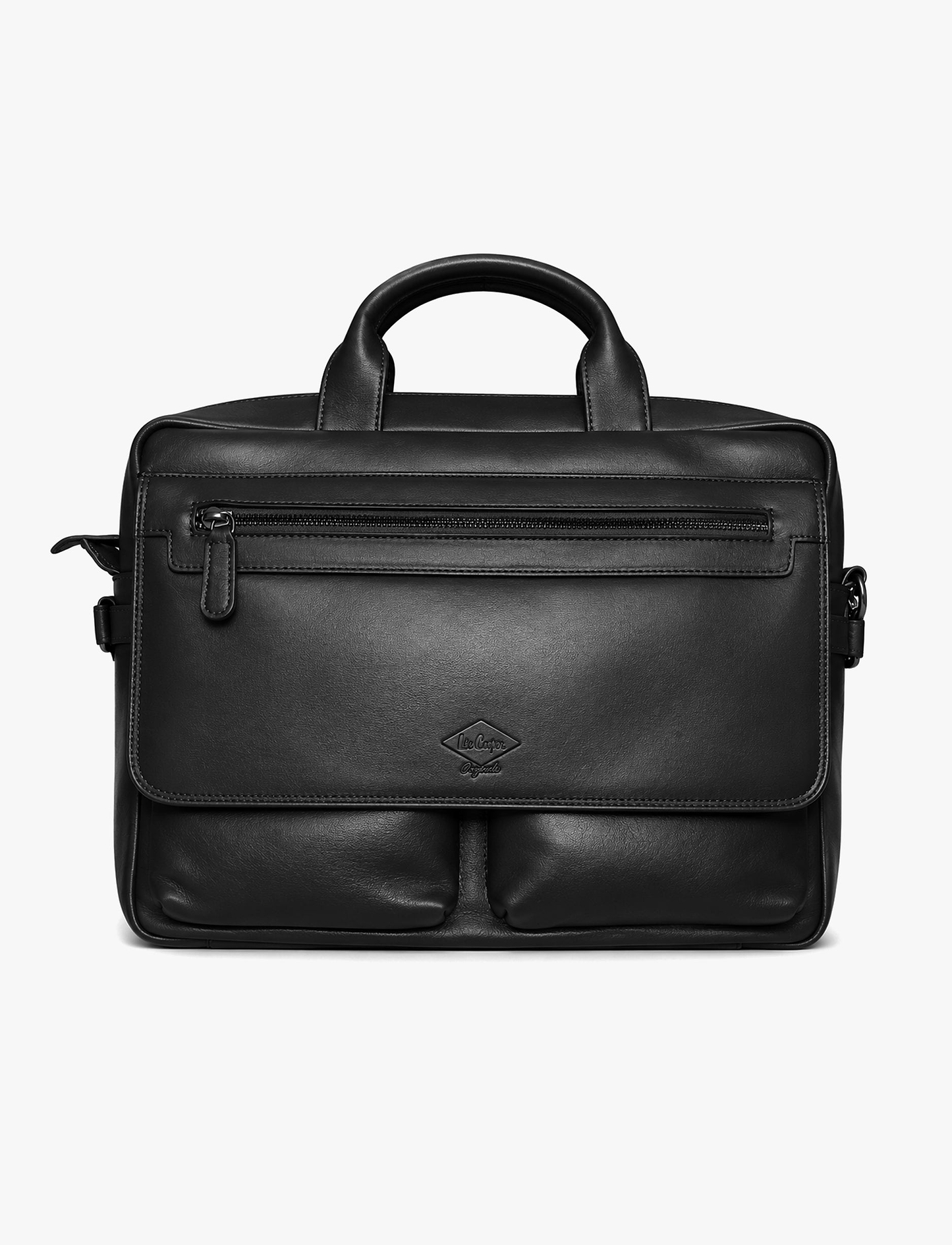 Lee Cooper 2324 - תיק מחשב מעור לי קופר בצבע שחור