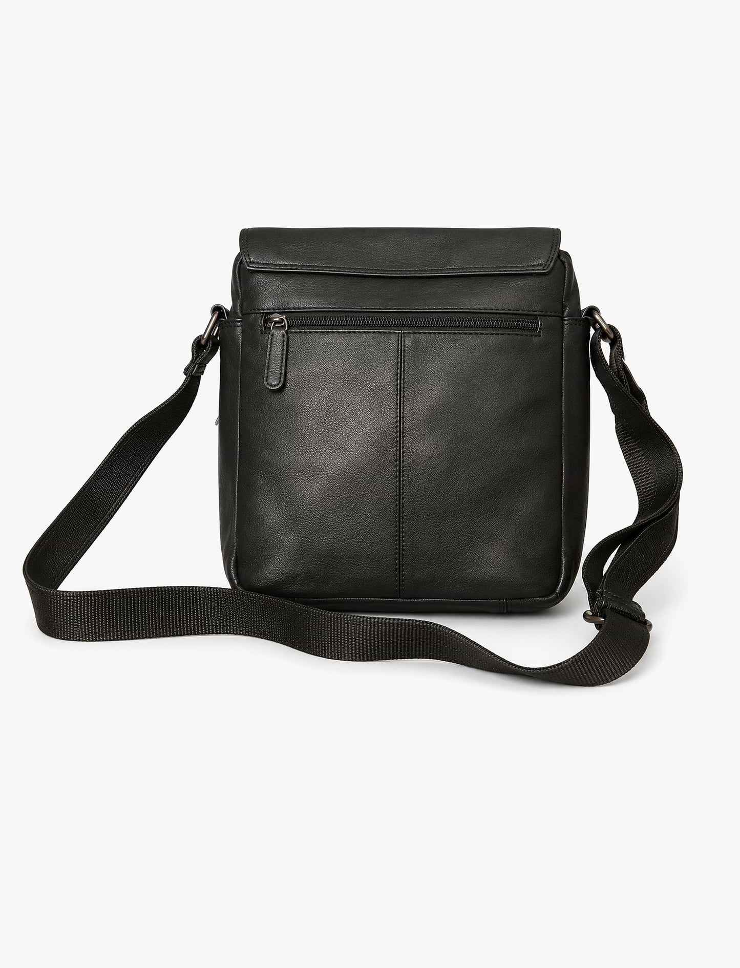 Lee Cooper 2326 - תיק צד עור לי קופר לגברים בצבע שחור