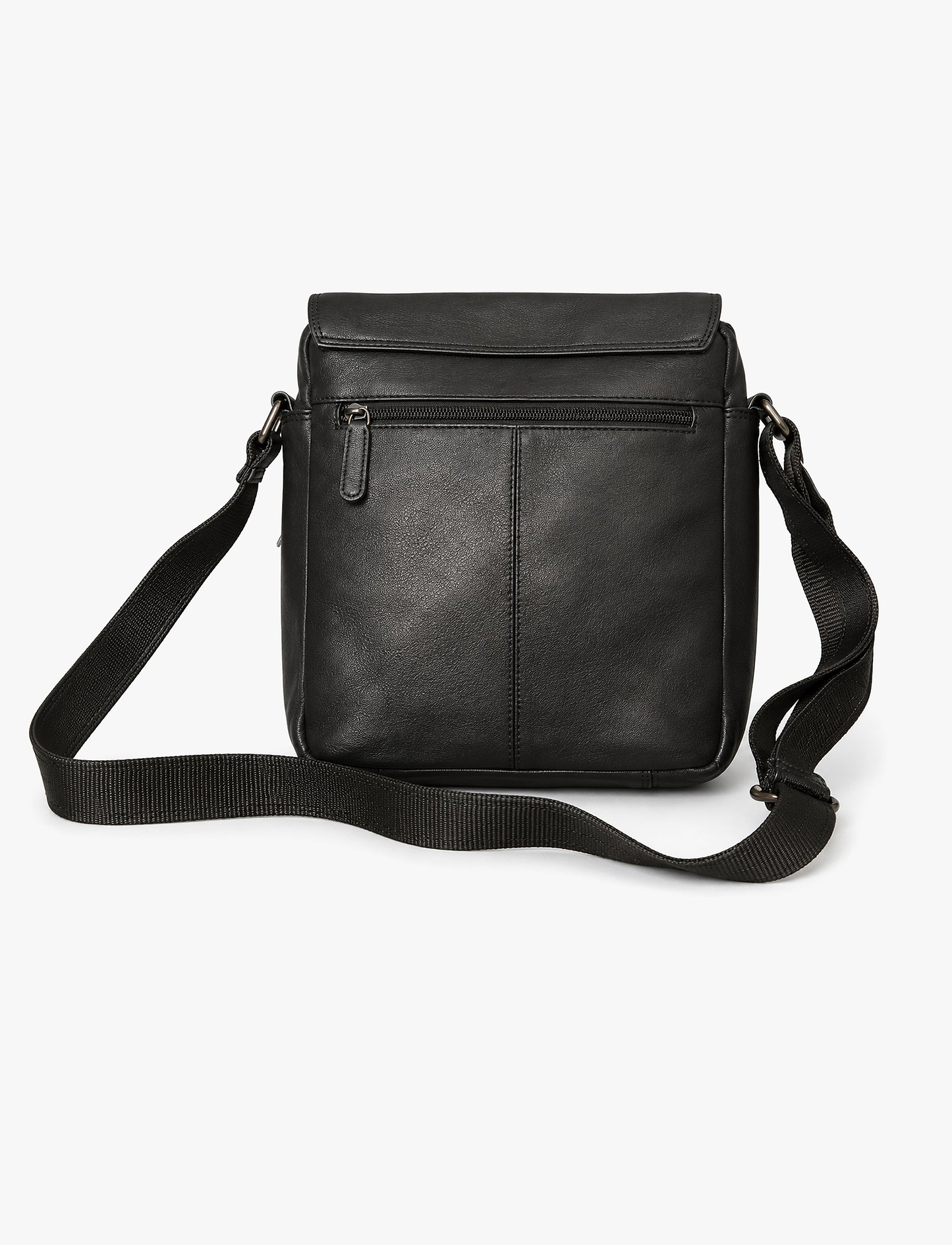 Lee Cooper 2326 - תיק צד עור לי קופר לגברים בצבע שחור