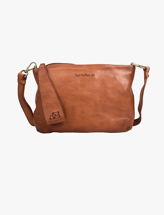 Yael Keidar 37657 - תיק צד טאן מעור לנשים יעל קידר