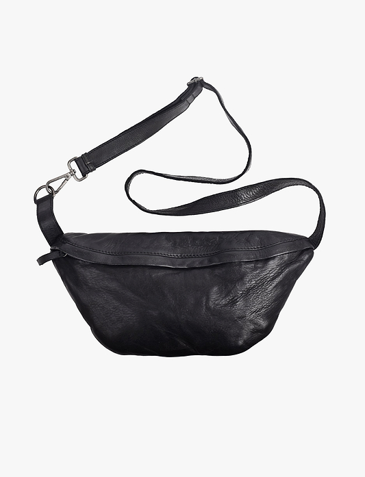 Yael Keidar 37830 - פאוץ' שחור מעור לנשים יעל קידר